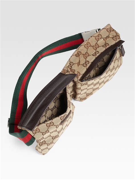 gucci canvas belt bag replica|genuine gucci belt bag.